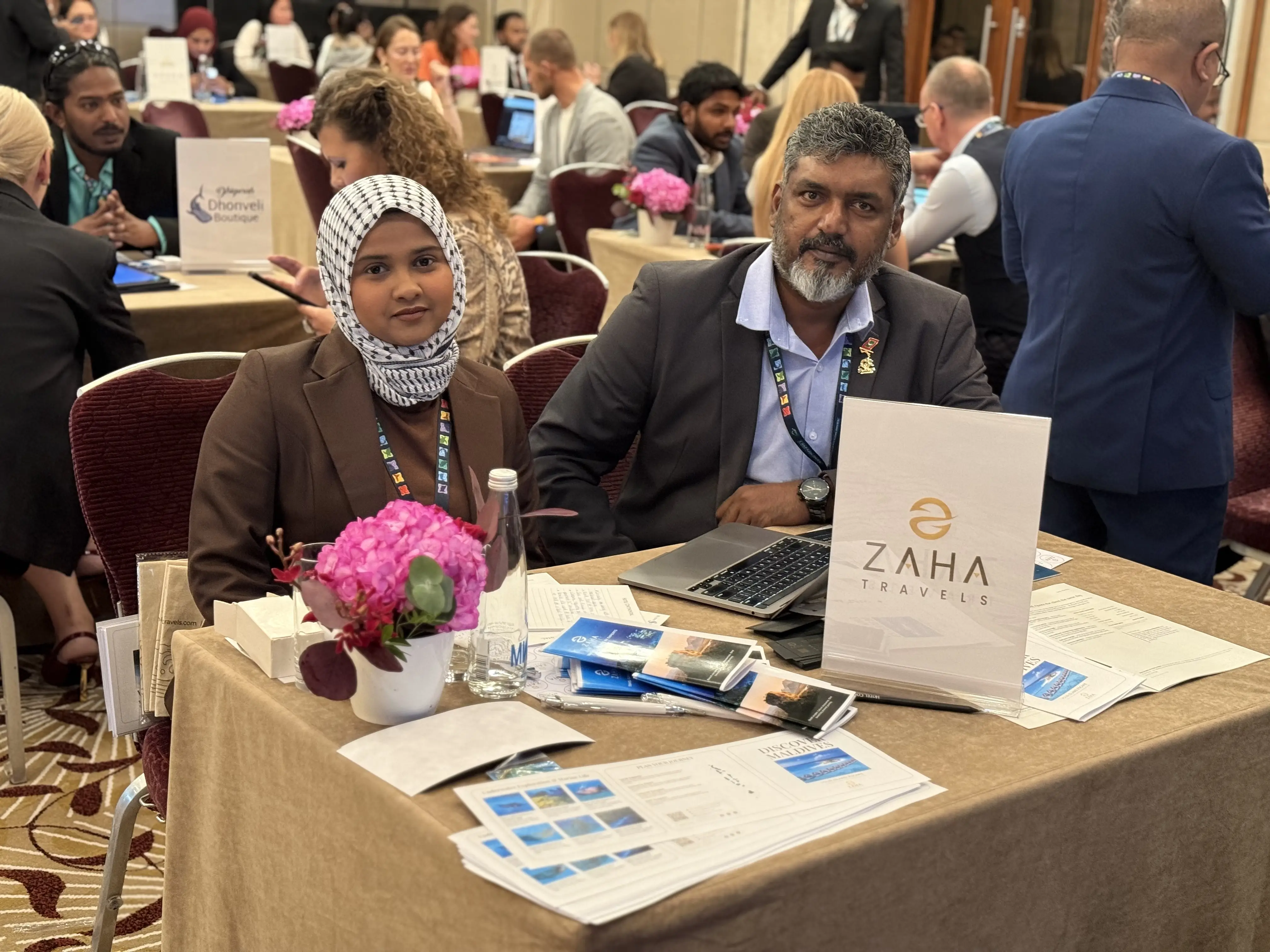 Zaha Travel's stand at I AM Maldives Roadshow, Moscow