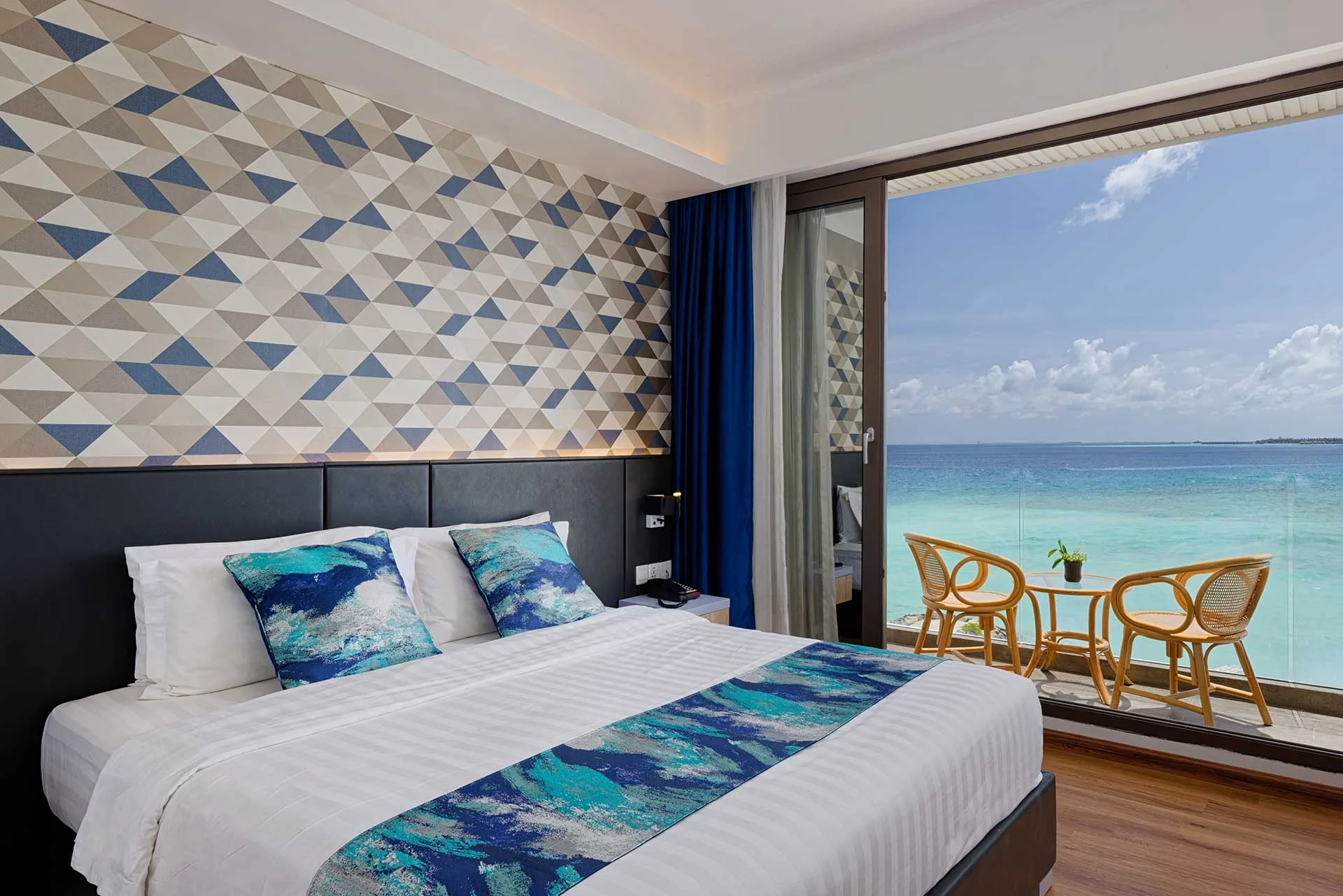 Arena Beach Hotel — Premium Double Room with Balcony & Sea View
