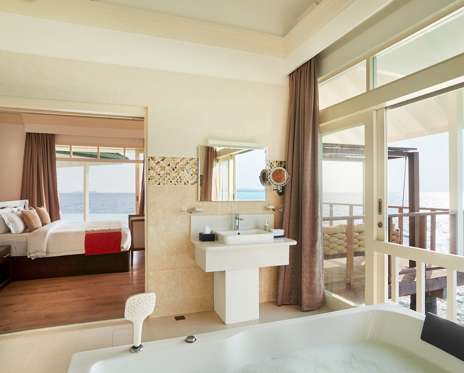 Siyam World Maldives — Grand Water Pavilion + Slide