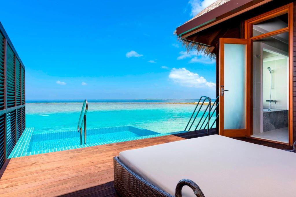 Sheraton Maldives Full Moon Resort & Spa — Overwater Pool Villa