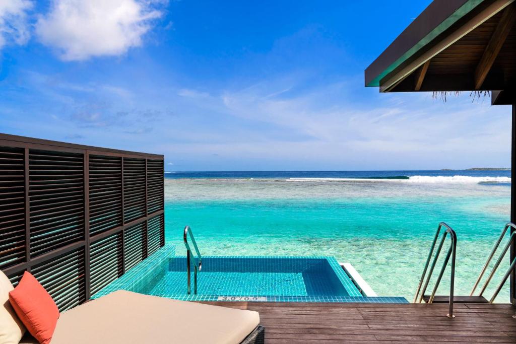 Sheraton Maldives Full Moon Resort & Spa — Overwater Pool Villa