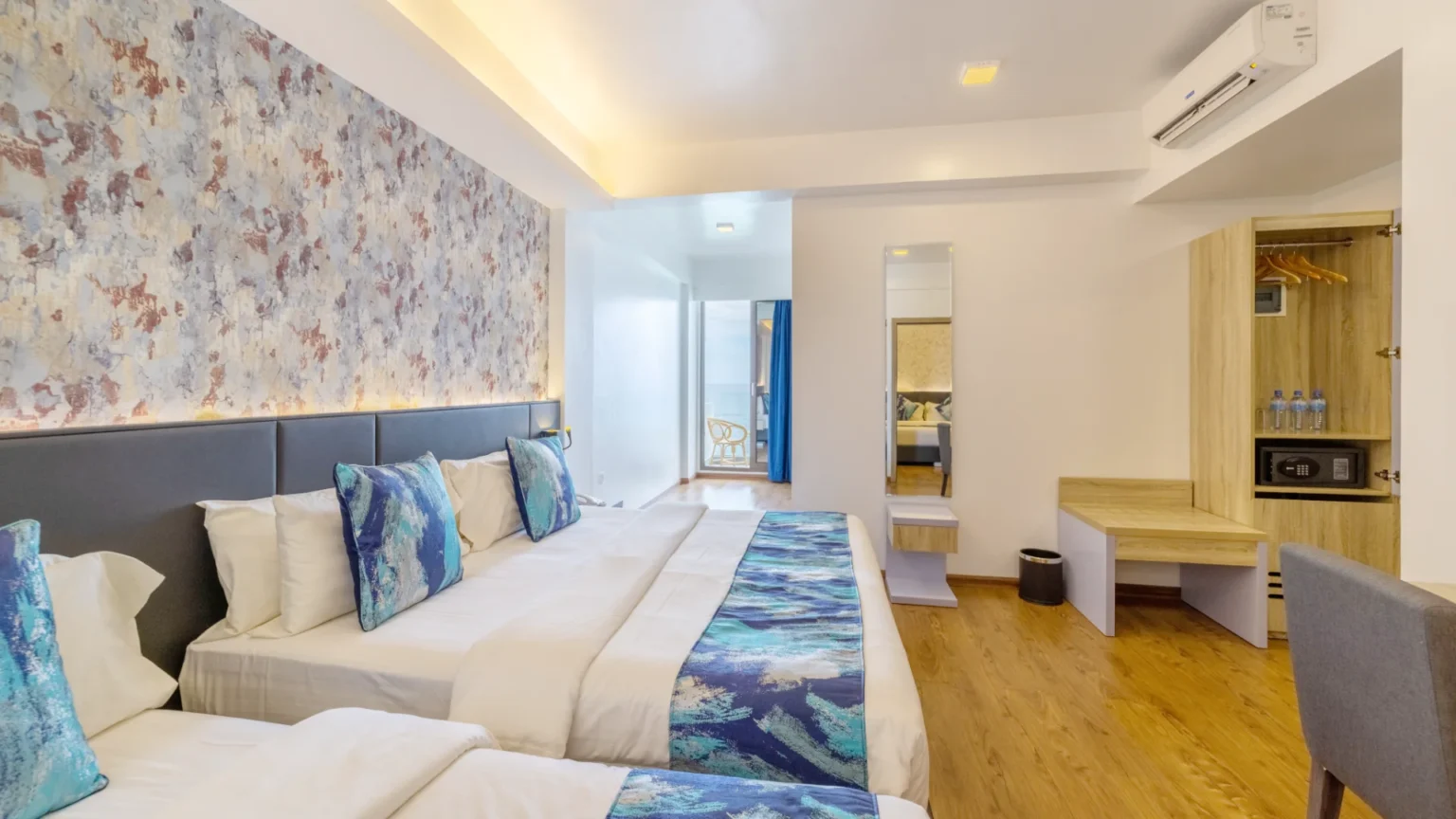 Arena Beach Hotel — Premium Super Deluxe Room with Balcony & Sea View