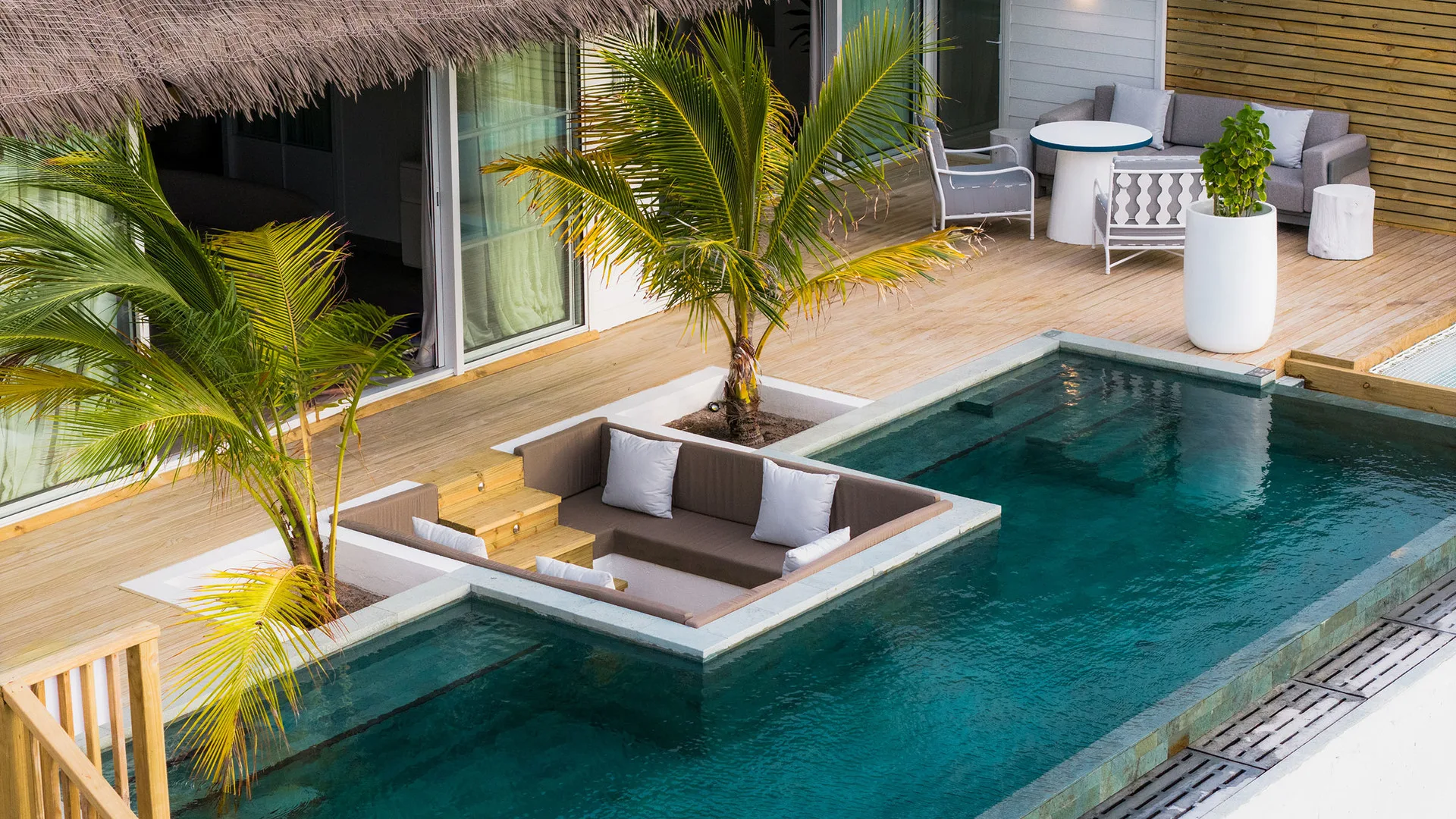 Sun Siyam Vilu Reef  — Two Bedroom Ocean Signature Villa with Pool + Slide