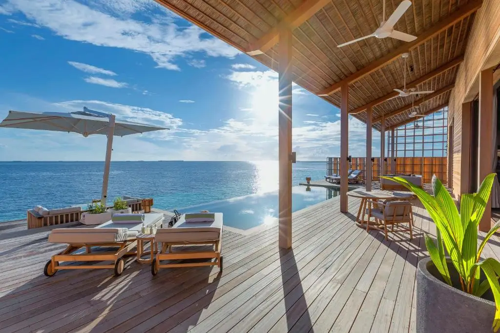 Kudadoo Maldives Private Island — Ocean Private Pool Residence Double Bedroom