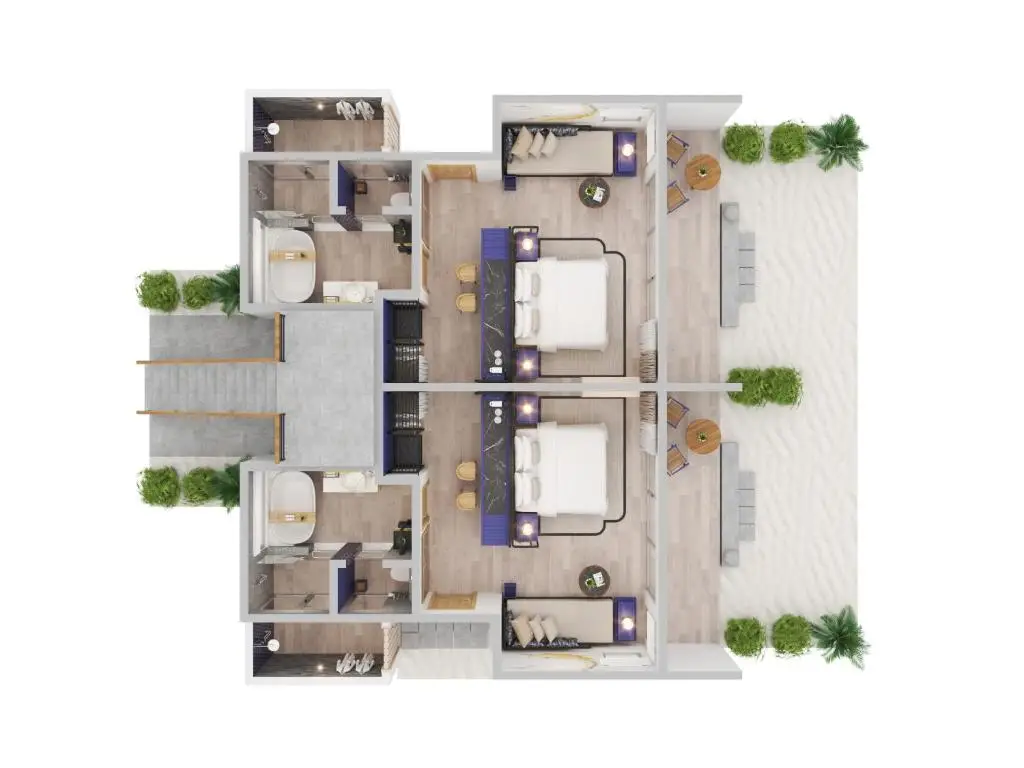 Avani Plus Fares Maldives Resort — Two Bedroom Beachfront Pavilion