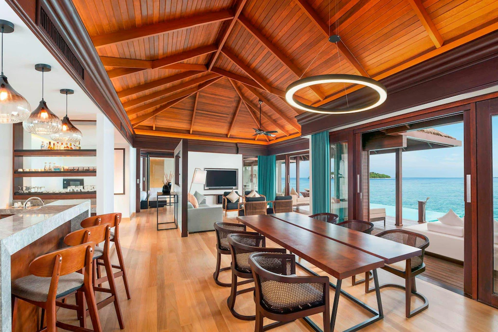 Sheraton Maldives Full Moon Resort & Spa — Two-Bedroom Overwater Suite