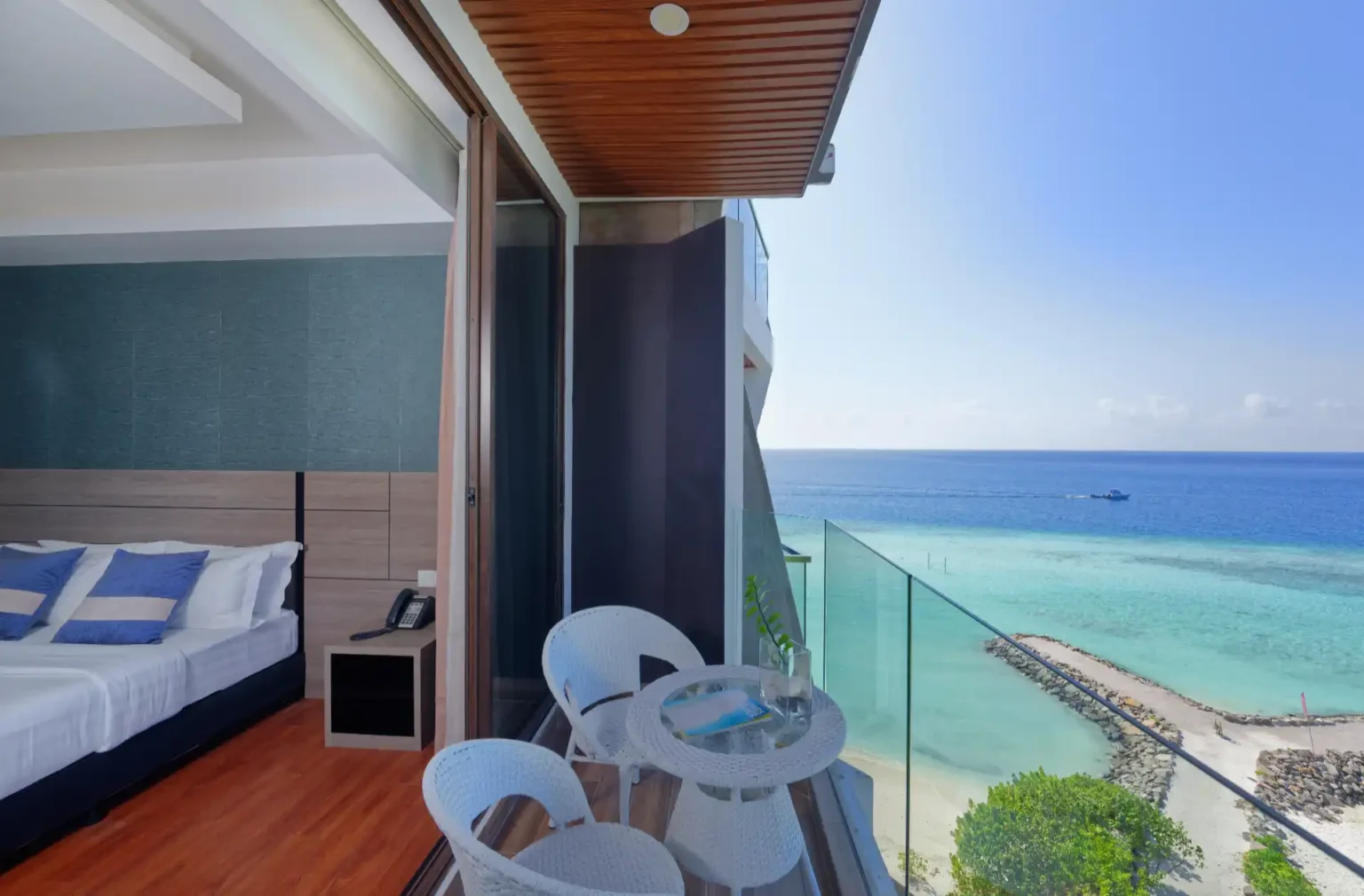 Arena Beach Hotel — Premium Double Room with Balcony & Sea View
